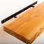Ensemble de 2 tablettes flottantes rustiques rustiques, tablettes murales en bois Live Edge
