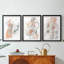 Petal Drift I  -Custom Framed  Premium Print W Matt - 3 Pieces-280945226-280945228