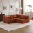 Compression Mahjong Sofa,Convertible Floor Sofa Bed,Diy Boneless Modular Sectional Sofa,No Assembly Required,Circle Fleece Fabric,Oversized 3 Seater With 3 Pillows-2140321266