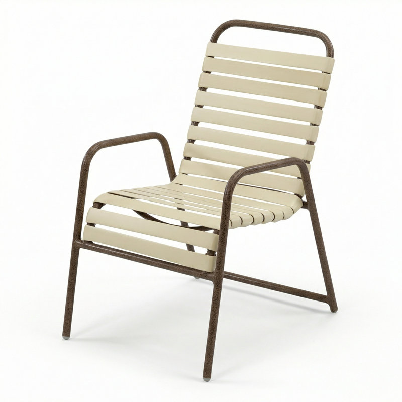 Chaise avec accoudoirs, Sangle en bois flotté / Âge du bronze