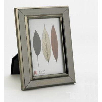 Letcher Silver Metal Beveled Picture Frame