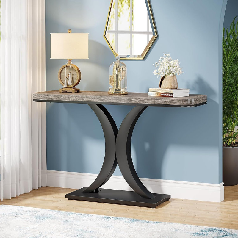 Tribesigns Industrial Wood Console Table