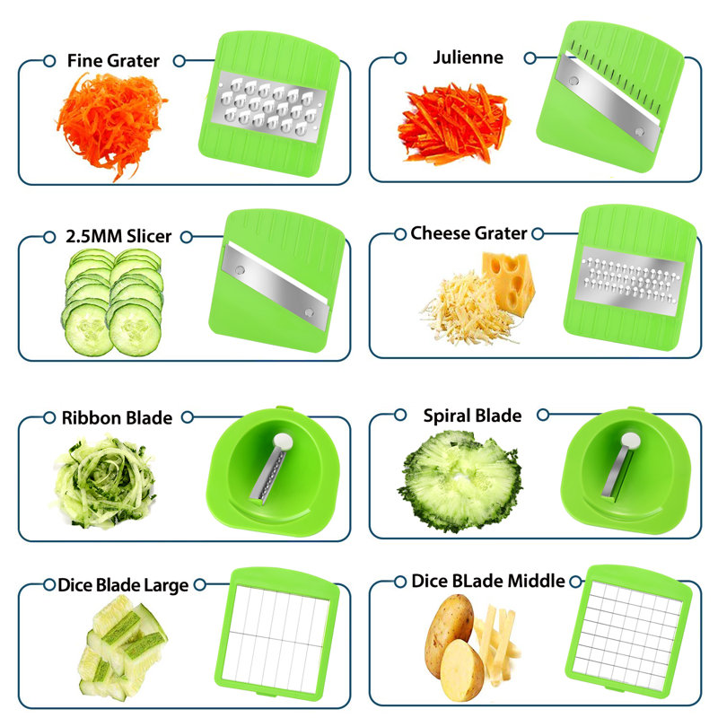 13Pcs Vegetable Slicer Dicer Food Chopper Set