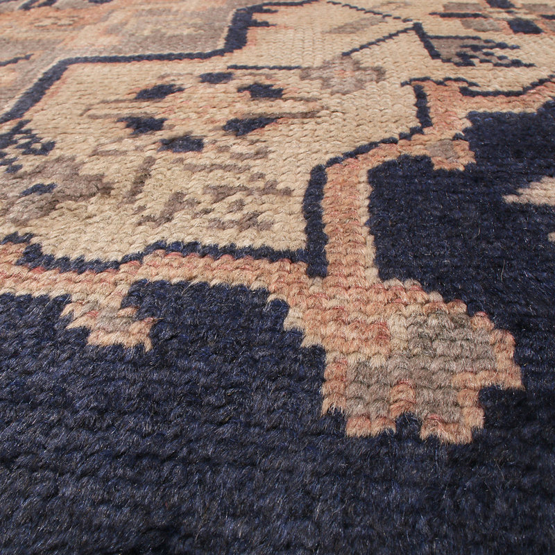 One-of-a-Kind 8'4" X 10'3" Before 1900 Wool Area Rug in