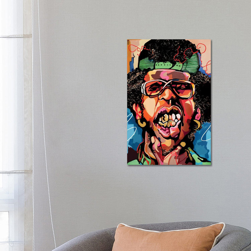«Atlanta» par Domonique Brown - impression sur toile tendue, H 26 po x l 18 po x 1,5 po