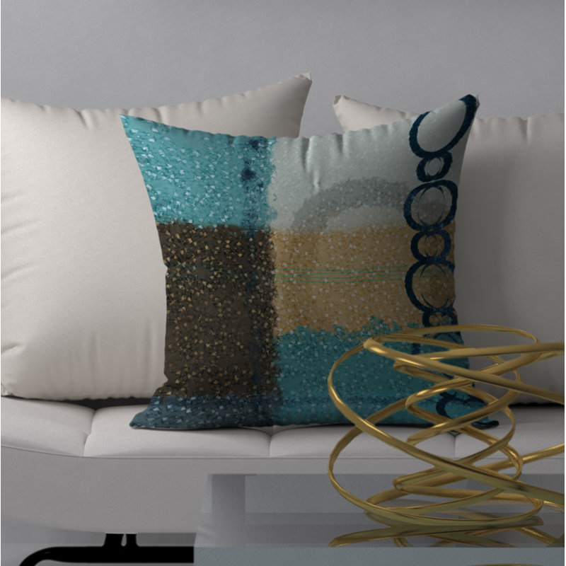 Housse de coussin carrée/insert, 20 po X 20 po