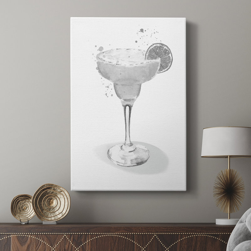 Vêtue d'une margarita blanche - galerie Cavas sur mesure, H 18 po x l 12 po