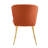 4 Piece Modern Tufted Velvet Wingback Side Chair with Metal Legs-1387794425