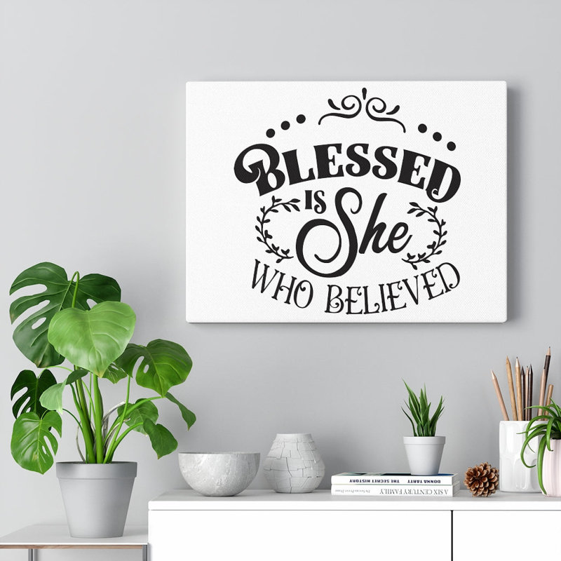 She Who Believed - Wrapped Canvas Print, 61cm H x 76cm W