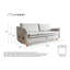 Charming Charlie 3 Seater Sofa Bed-110836367