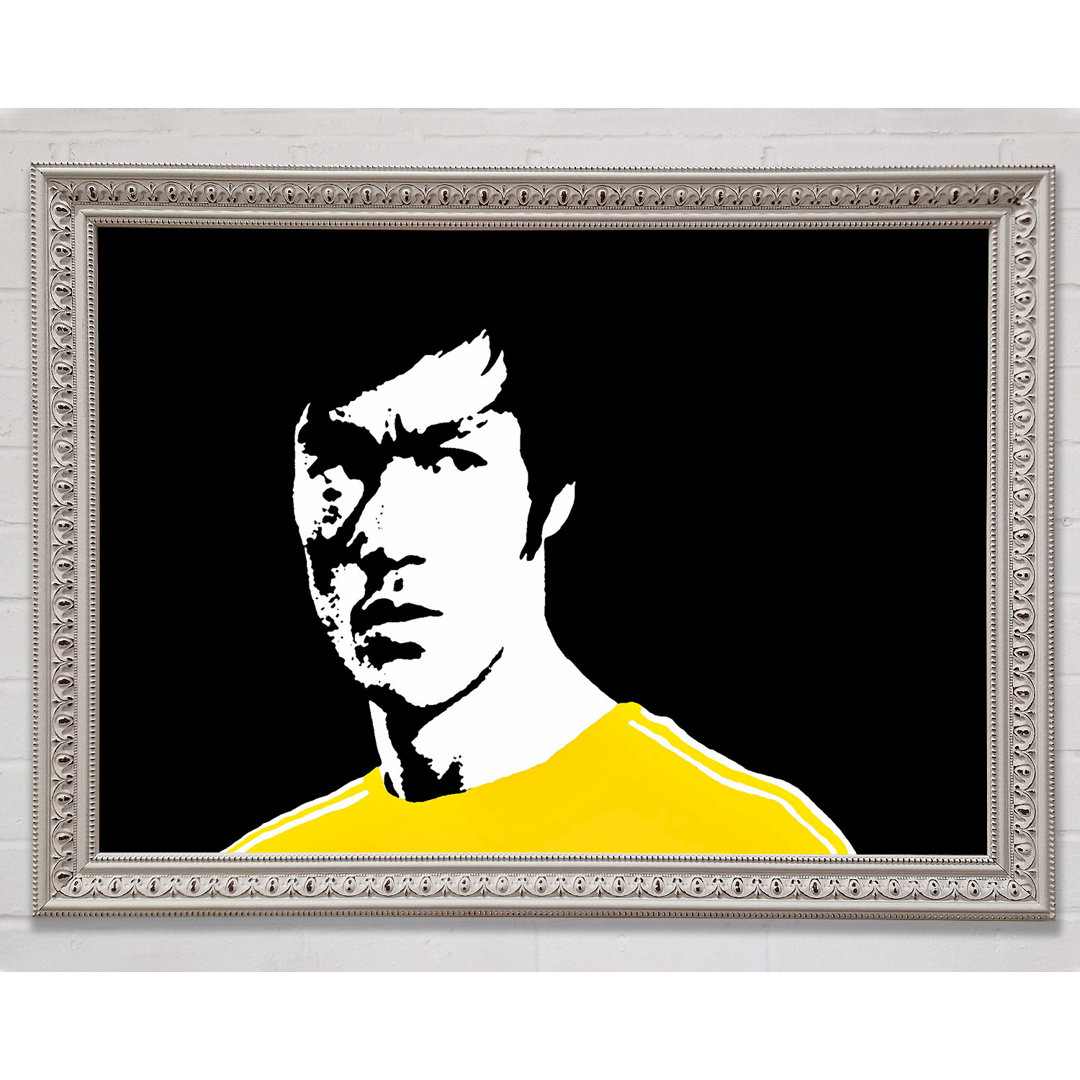 Bruce Lee Dragon Yellow Jump Suit - Einzelner Bilderrahmen Kunstdrucke