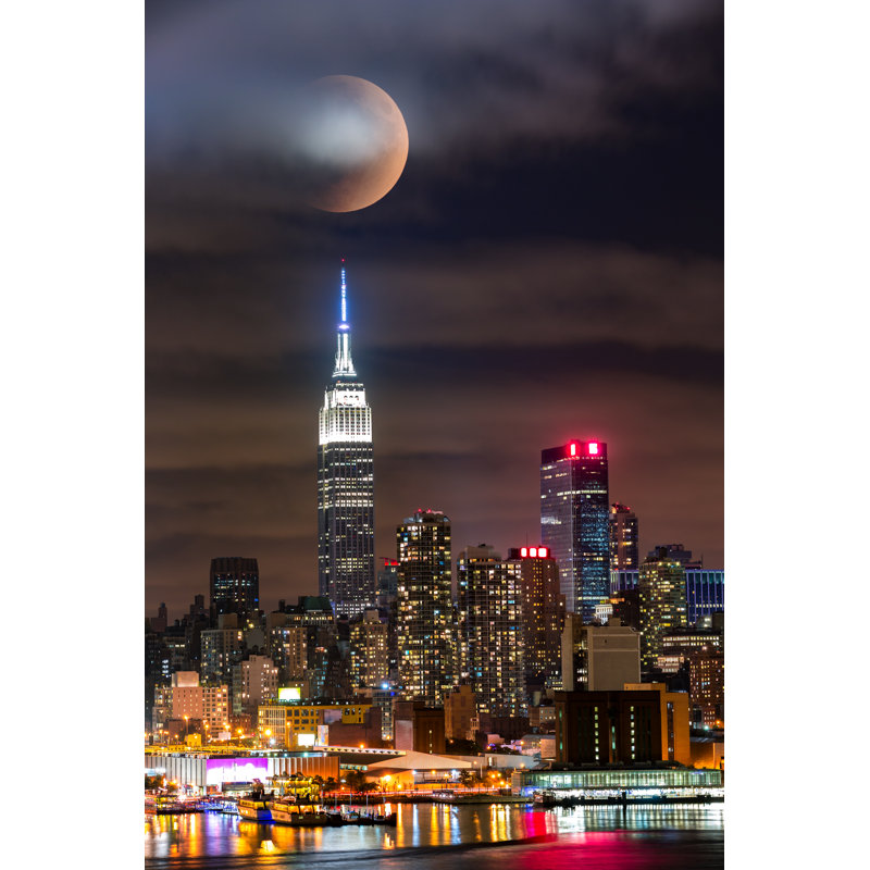 New York - photographie sur toile tendue, H 18 po x l 12 po x P 1 po