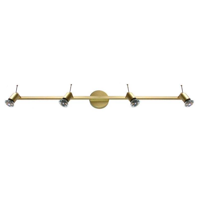 Sedalia 90cm 4 -Light Track Kit, Lacquered gold and polished brass