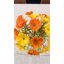 Orange-Yellow Real-Touch Gerbera Daisy Centerpiece