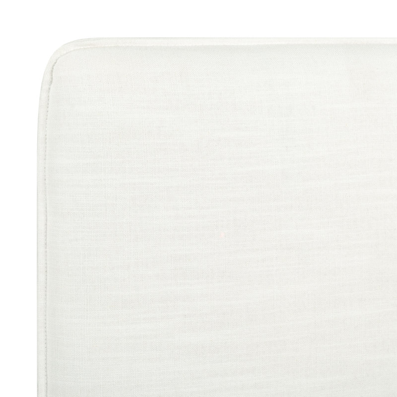 Callahan Upholstered Bed, King, Ivory Boucle