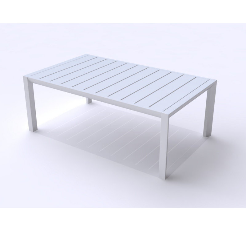 Grosfillex Sunset Cocktail Table, Glacier White