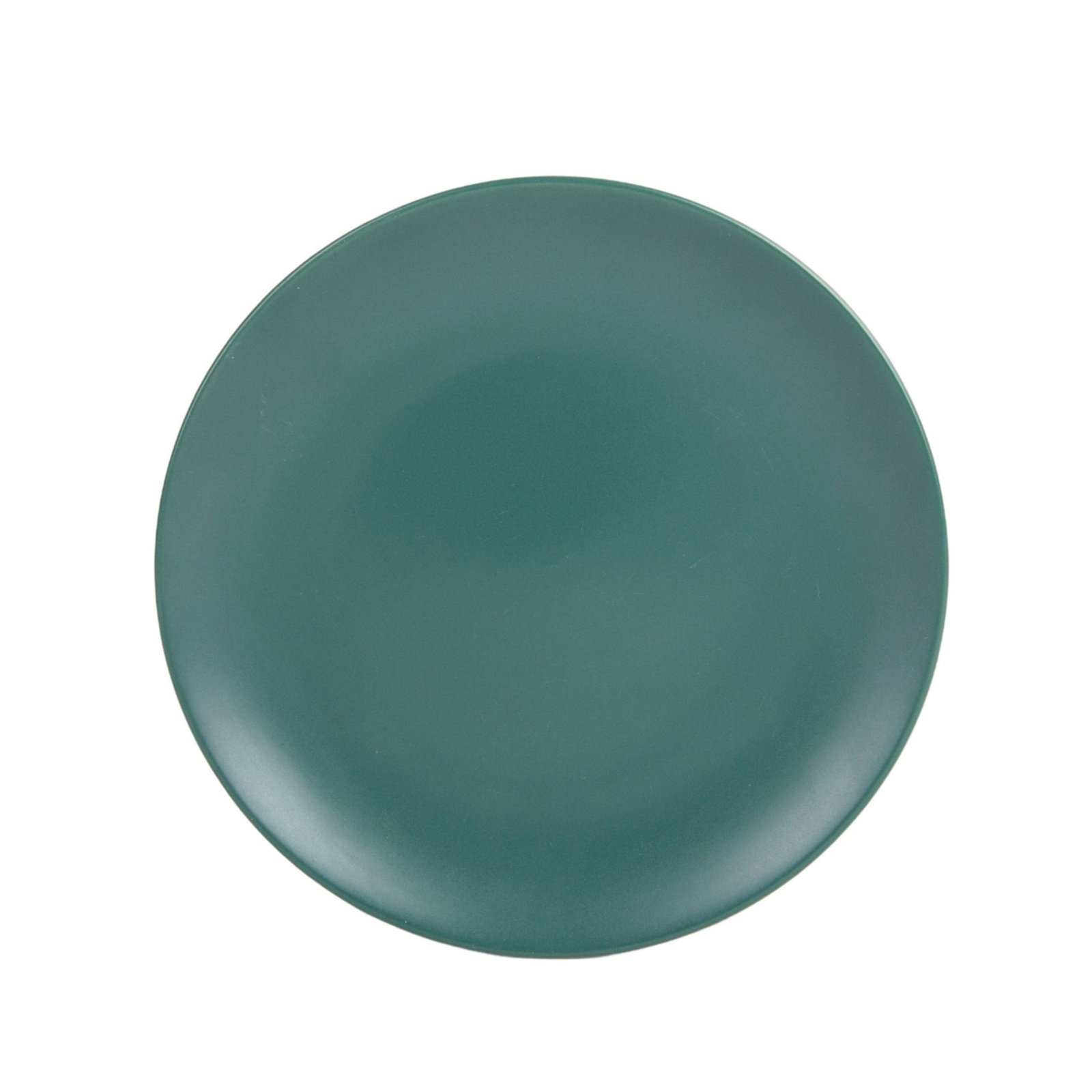 Wazee Matte 8" Dinner Plate, Emerald Green