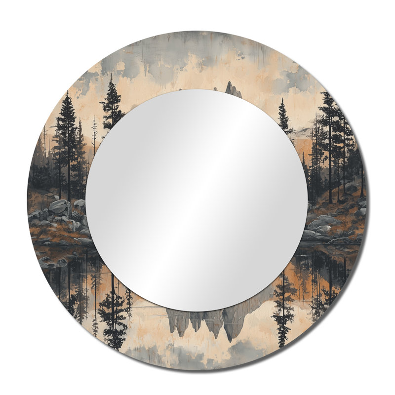 Miroir d'appoint mural, 36 po x 36 po