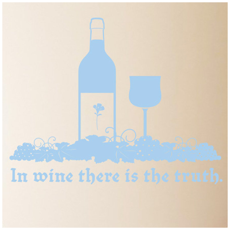 Food & Beverage Wall Decal, Medium, Light Blue