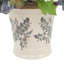 Hydrangea and Viburnum Arranged in Ceramic Vase with Berries