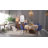 17'' H Linen Upholstered Metal Side Chair-398700332