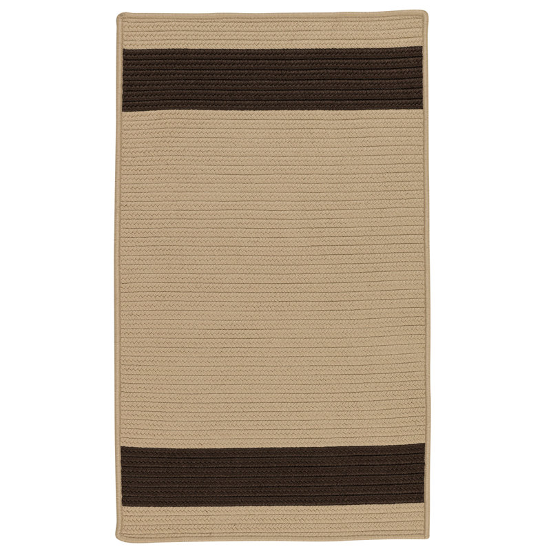 Tapis réversible intérieur / extérieur Sumrall - brun sable, Rectangle 6 pi x 9 pi