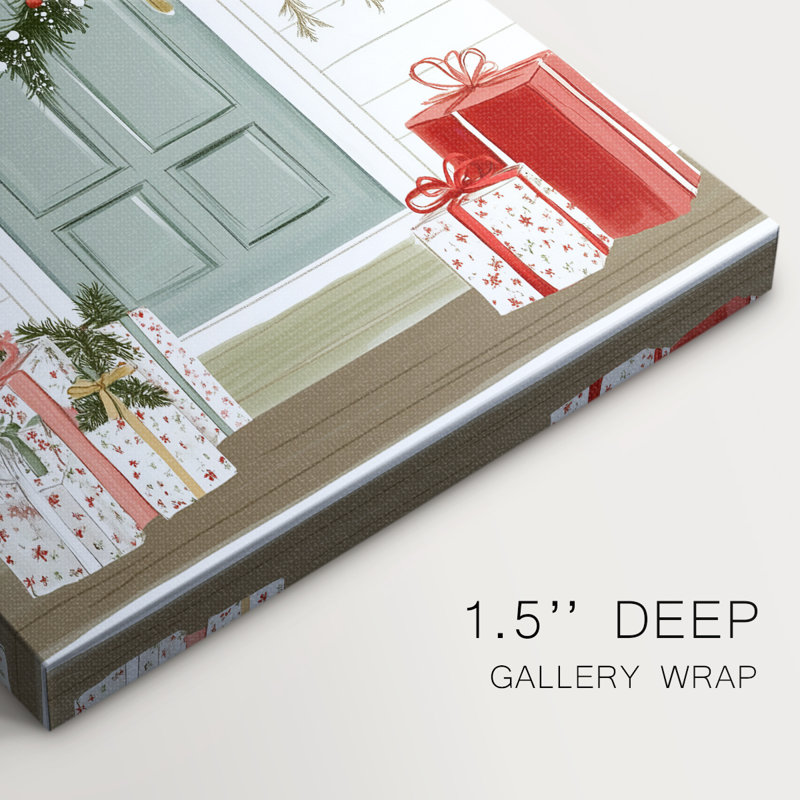 Art des Fêtes de Noël - Toile tendue avec châssis CCLXI, H 12 po x l 8 po