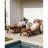 Adjustable Patio Chaise Lounges, Hdpe Modern Poolside Set Of 2 Brown