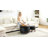 24inch Round Storage Ottoman, Set Of 2, Modern Pu Leather Coffee Table With Removable Top, Upholstered Ottoman With Storage Footrest Stool For Living Room, Bedroom (black)-1441434792