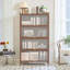 Armoire 57 portes en métal de 57 pouces de hauteur, amplement de rangement pour les chambres, les bureaux et les salons