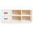 Shoe Bench With Storage -  Scandinavian Design With 2 Drawers And 4 Compartments, Easy Assembly-108803527