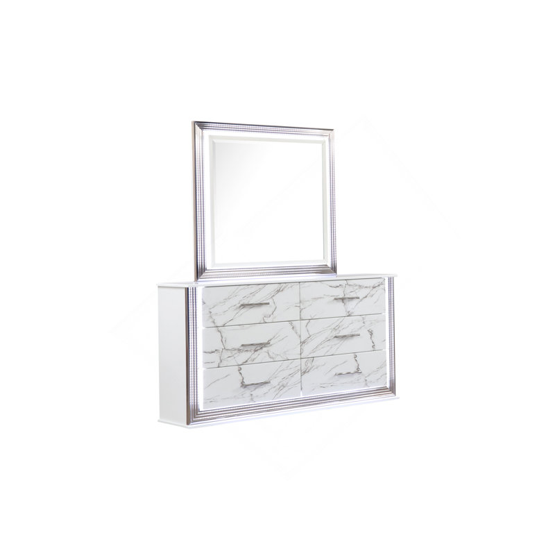 Commode à tiroirs en marbre Desire