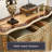American Solid Wood Carved Shoe Cabinet 10 Pair Shoe Storage Cabinet