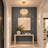 Josse 3-Light Modern Dimmable  Chandelier with Faceted Crystal, Copper Finish for Dining Room