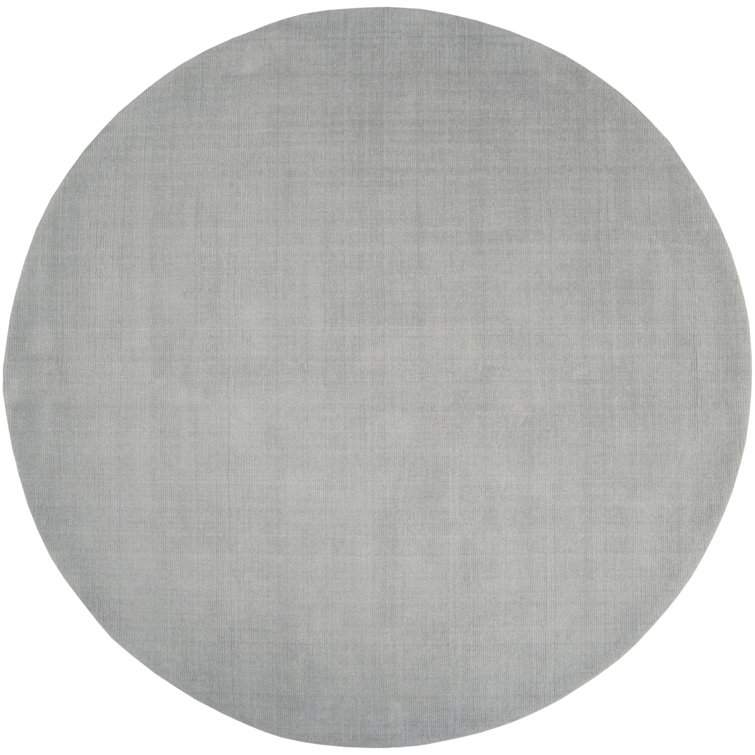 Crowe Hand Loomed Performance Wool Gray Area Rug