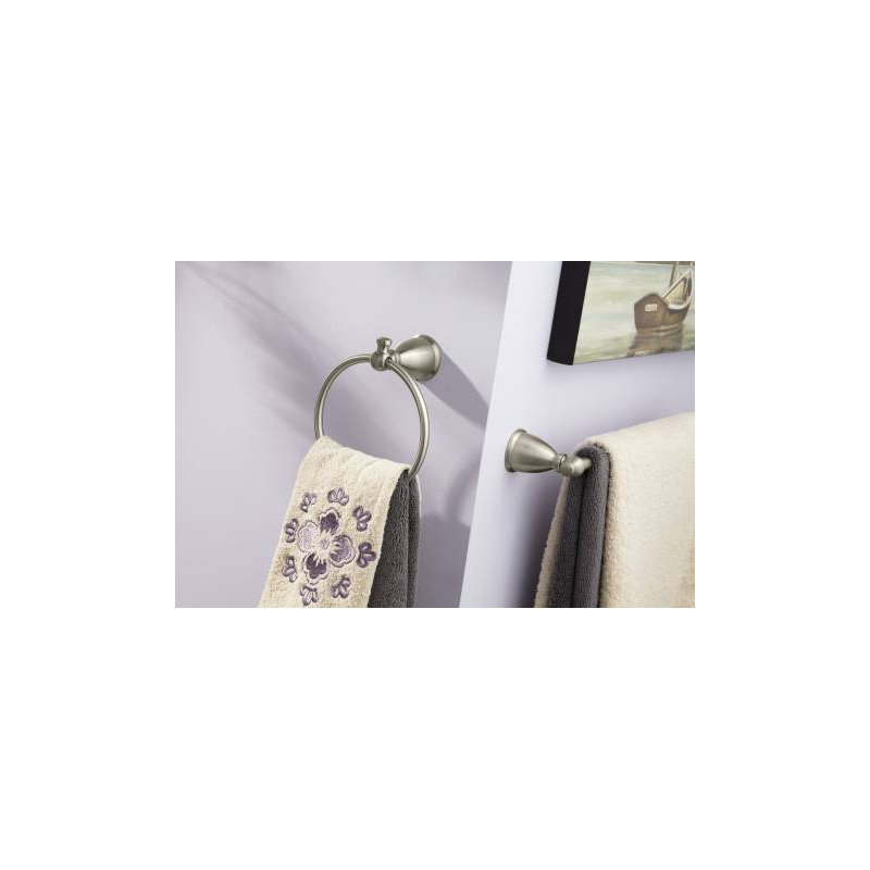 Lindale 24" Porte-serviettes Mural, Nickel brossé