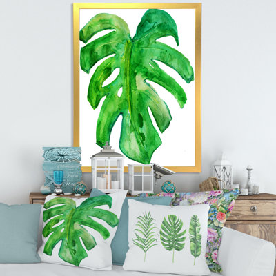 " Tropical Leaf Of Monstera I "