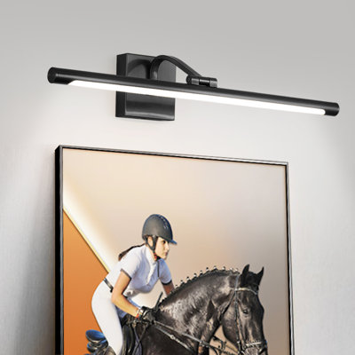 1-Light Dimmable LED Picture Light with Adjustable Color Temperature (3000K/4000K/5000K), Artwork Display Lighting, Hardwired Picture Light, Not Battery Operated
