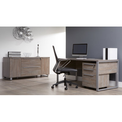 Maysey 3 Piece Writing Desk Office Set