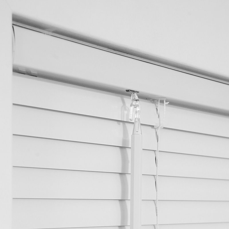 Symple Stuff Blackout 1-inch Aluminum Horizontal/Venetian Blinds, 23"W x 60"L