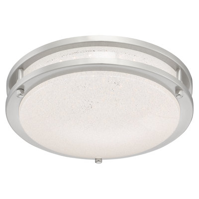 Serife Acrylic Flush Mount
