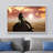 Mermaid " Mermaid On A Rock At Sunset Fantasy And Sci-Fi Ocean Illustrations Modern Art Nautical "-99542802-99542801
