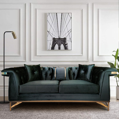 87" Rolled Arm Sofa