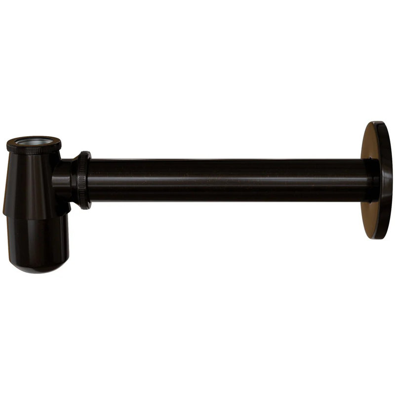 Solid Brass Bottle Trap in Chrome, Oil Rubbed Bronze
