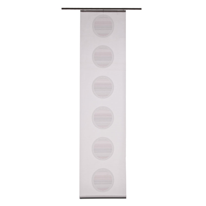 Meurer Track Insert Room Darkening Sliding Panel, Rose