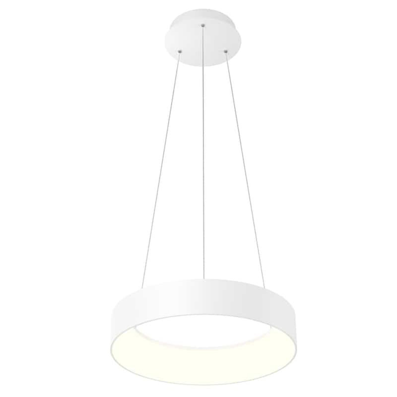 Circuit Pendant, White, 4.4" H x 23.5" W x 23.5" D