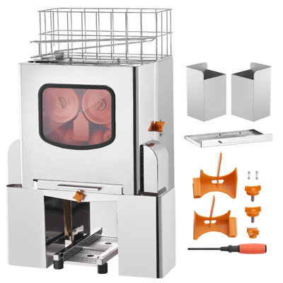 VEVOR Commercial Orange Juicer Machine 120W Stainless Steel Squeezer Extractor