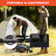 Table de camping de 2 pi avec bureau en filet, petite table de barbecue pliable et portable avec sac en filet