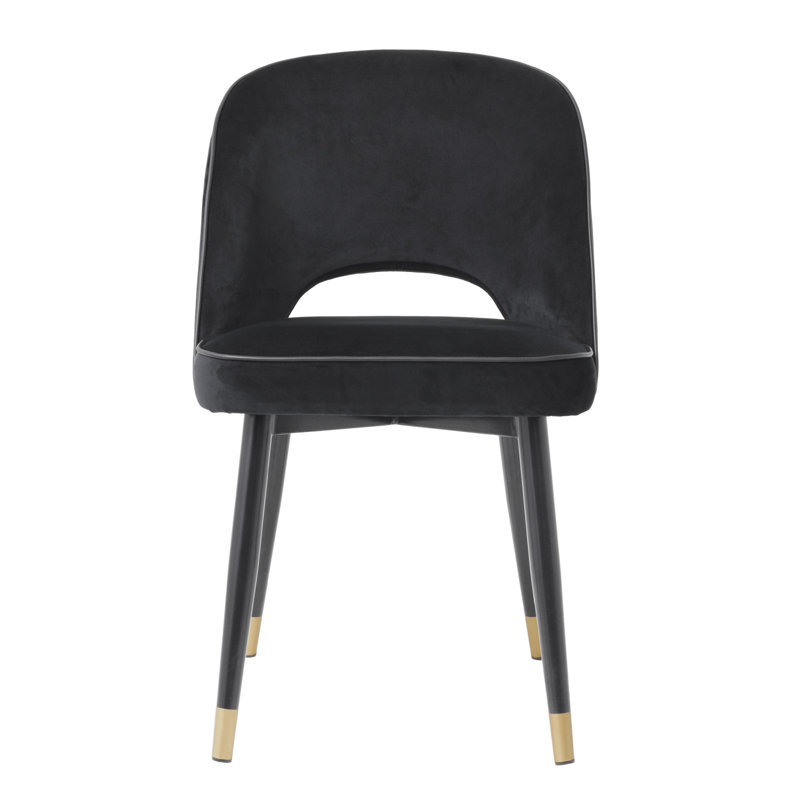 Cliff Upholstered Dining Chair, Black