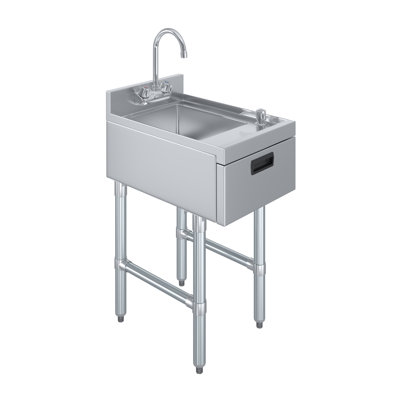 22 in. x 15 in. Underbar Hand Sink With Soap And Towel Dispenser